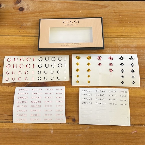 Gucci Makeup Gucci Nail Art Stickers Decals Poshmark